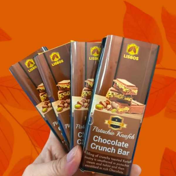 Pistachio Kunafah Chocolate Crunch Bar - 80g